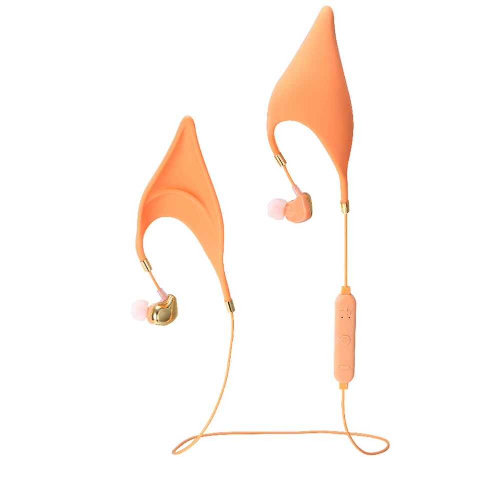 Bluetooth-kopfhörer mit 4.1/3.5mm klinkenstecker, elfenohrenform, in-ear-design, geisterfee-motiv, integriertem mikrofon für kinder