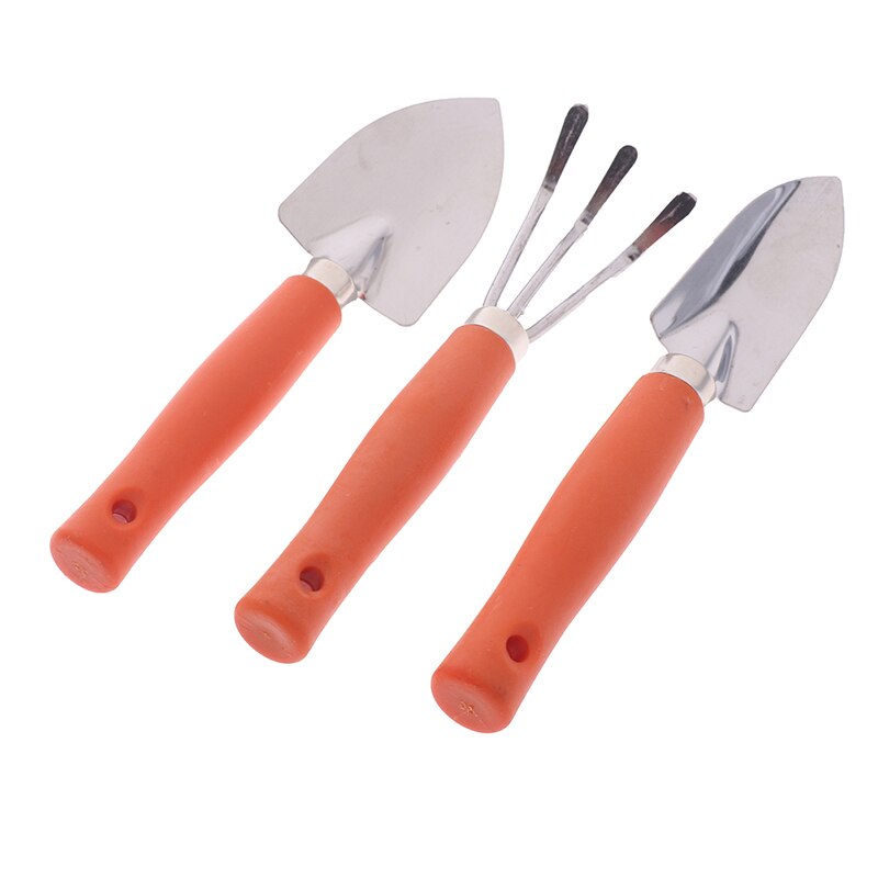 3Pcs/Set Mini Garden Planter Kit Sowing Plant Potted Flowers Seedlings Planted Tool Selling: Orange