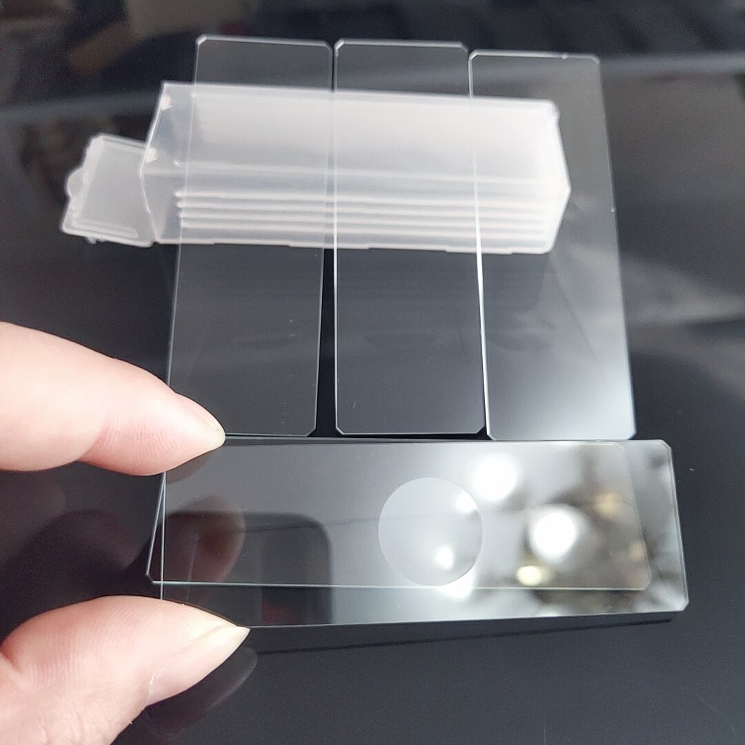 5Pcs Glas Herbruikbare Single Concave Microscoop Blank Slides Voor Bio-Microscoop Wetenschap Biologische Microscoop Slides