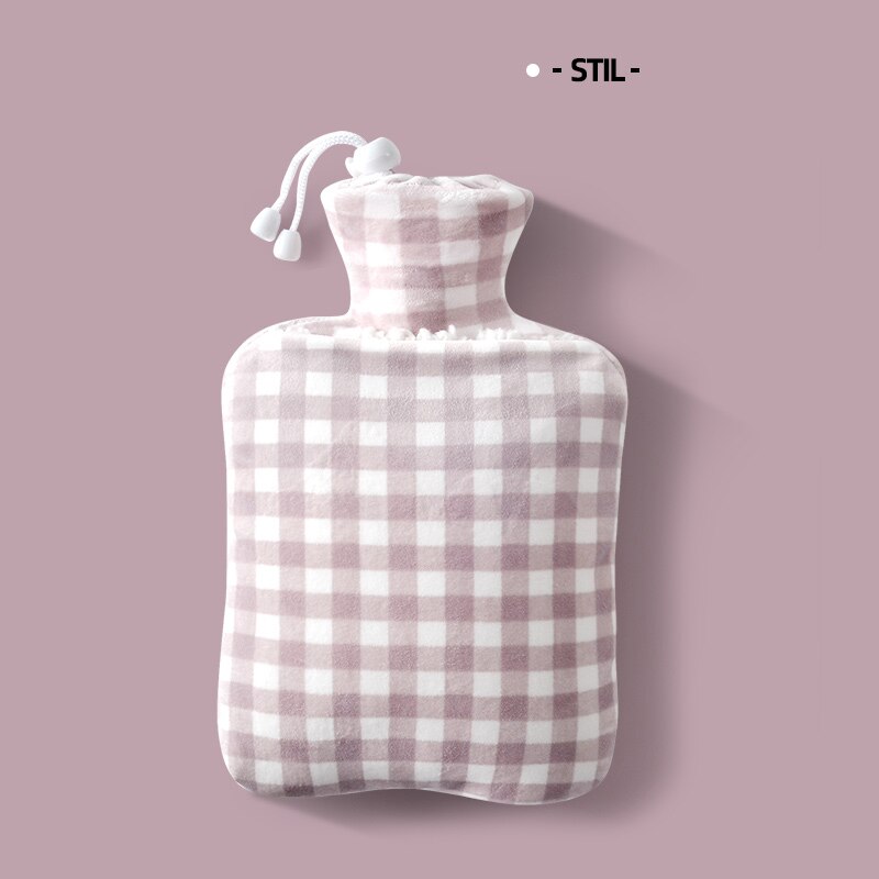 Warm Water Fles Warm Water Zak Water Injectie, foot Warming Bed Size Pluche Schattige Mini Draagbare Baby Meisje Warming Handen: L-C