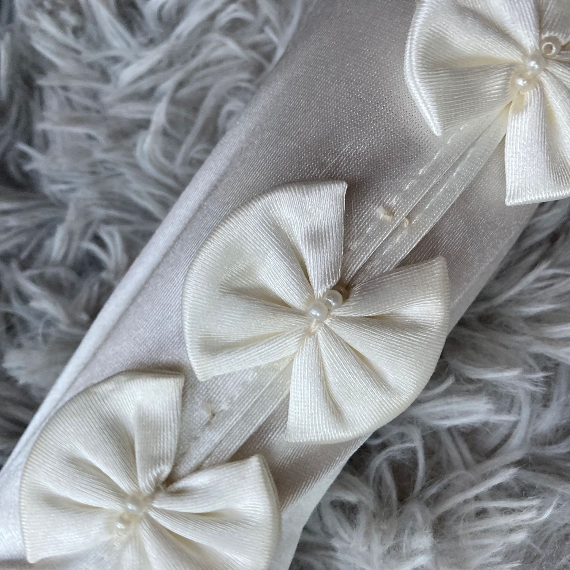 Satin Gloves Five-Piece Satin Gloves Mid-Length Wedding Etiquette Gloves Clothing Accessories Gloves