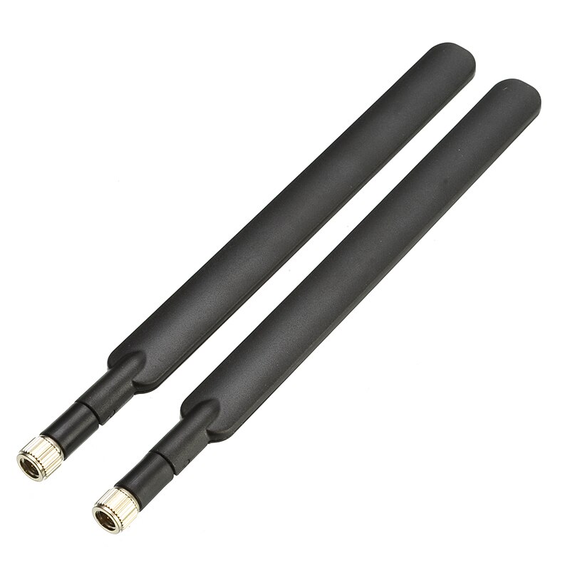 2pcs/set 4G Antenna SMA Male for 4G LTE Router External Antenna for Huawei B593S B880 B310 700-2690MHz Router Antenna: Black