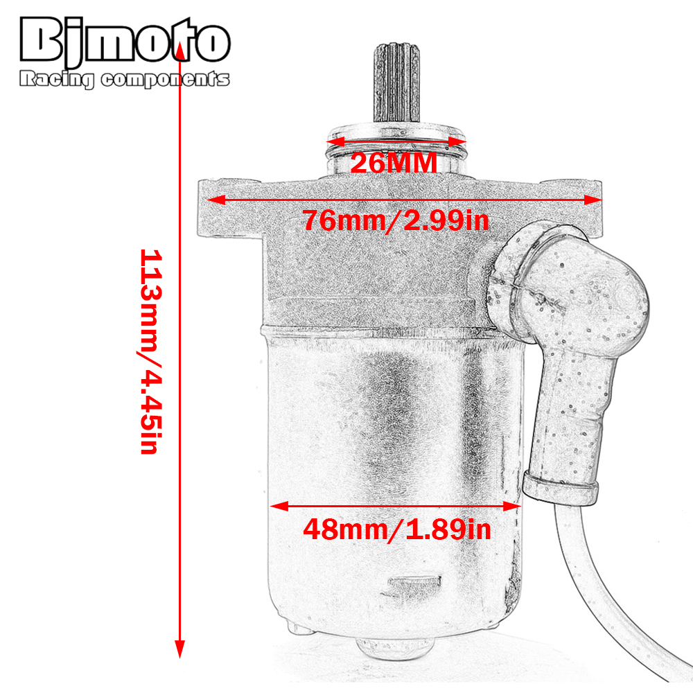 Motorcycle Starter For Can-Am DS70 DS90 DS90X