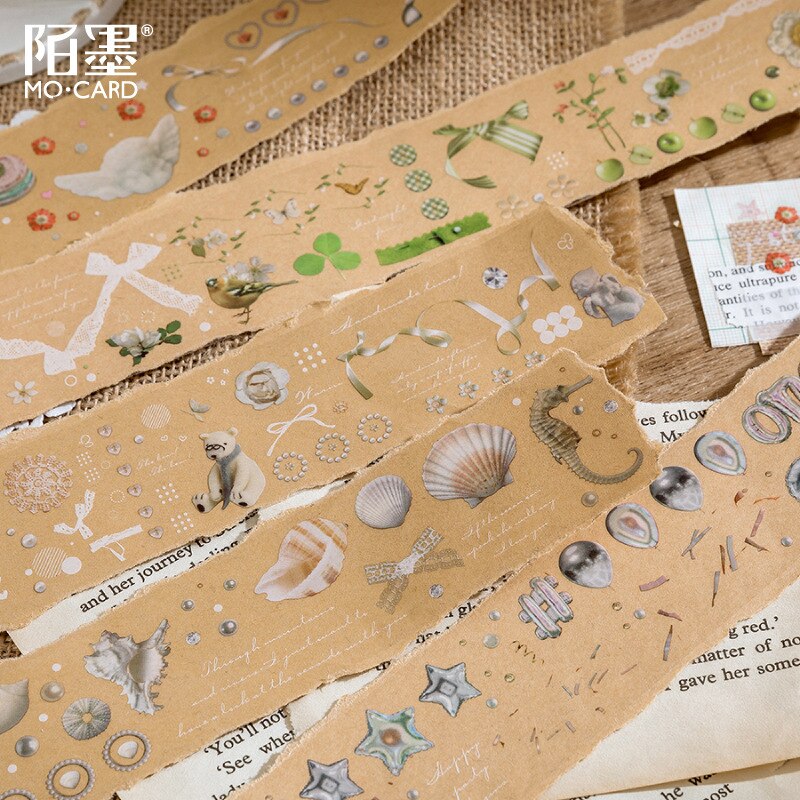 1 pz/1 lotto nastri adesivi decorativi movimento secolo Scrapbooking carta fai da te adesivi giapponesi 3m