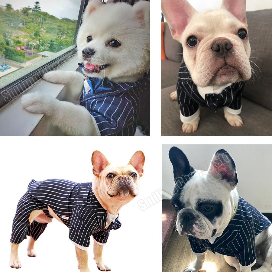 Smiling Cheese-traje occidental para perro, esmoquin con pajarita exterior, perros de tamaño pequeño, caniche francés, Pomerania, bichón