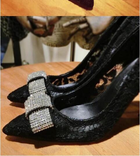 (1 paire) strass sardine détachable nœud papillon accessoires de chaussures