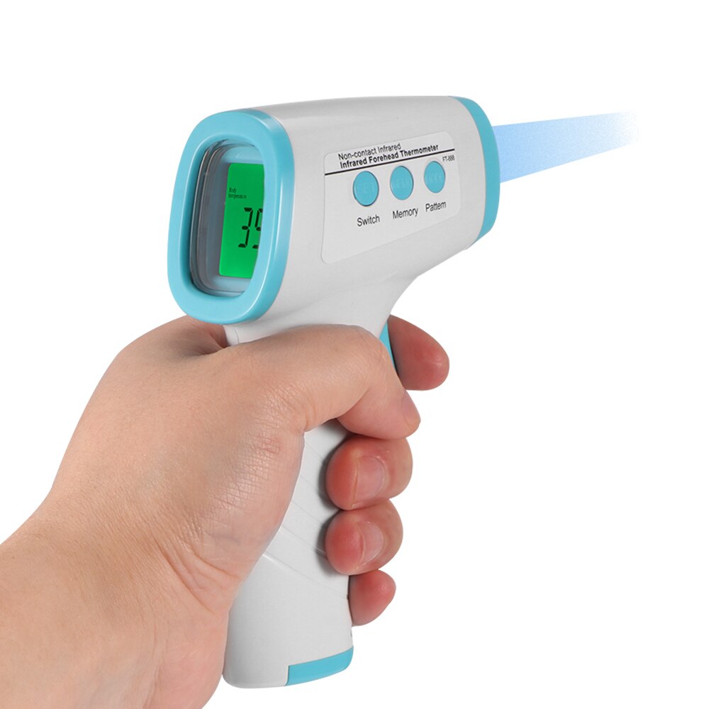 Tioodre Handheld Infrarood Voorhoofd Thermometer Contactloze Digitale Thermometer Temperatuur Gun Nauwkeurige Voor Baby Volwassenen Huisdier