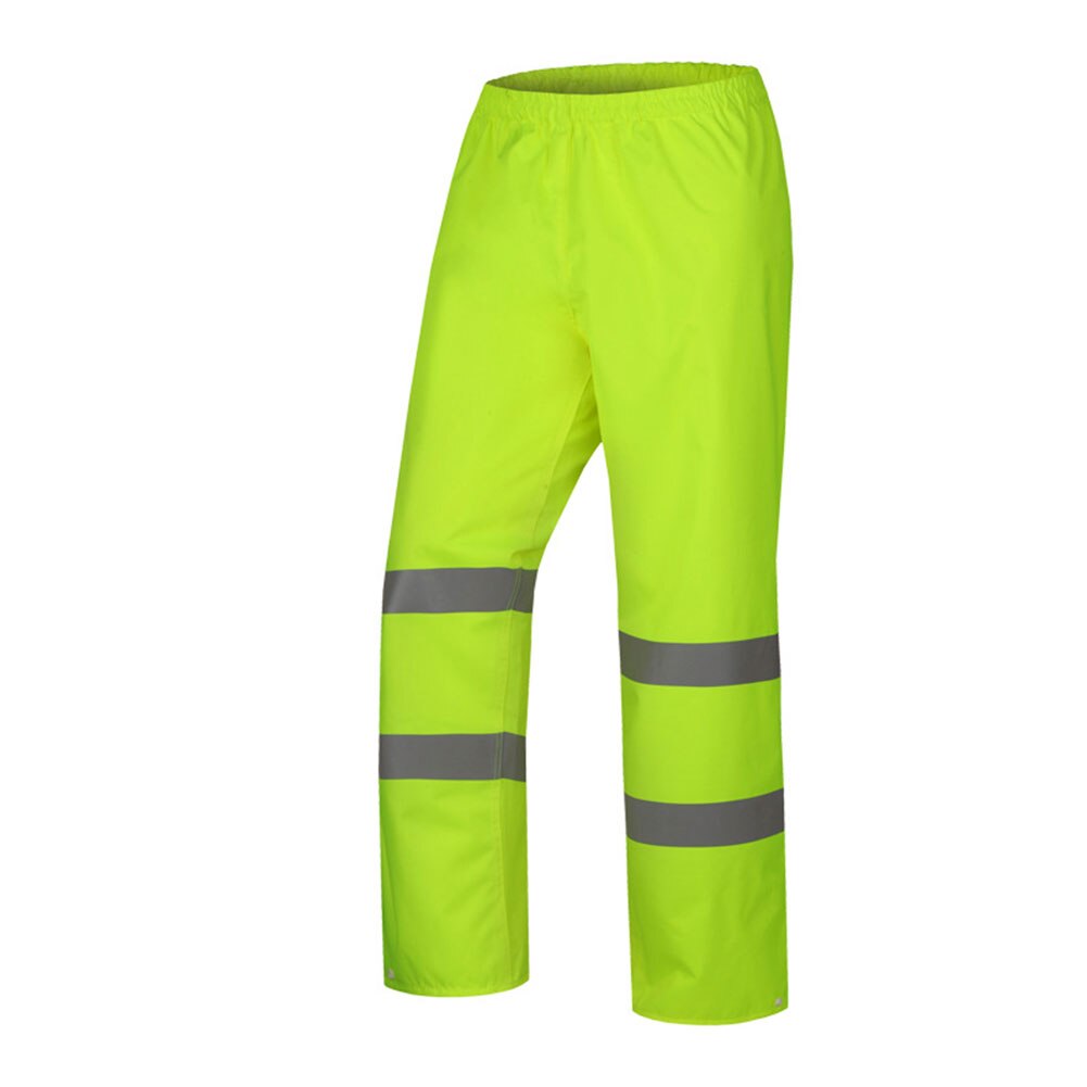 Dames heren regen over elastische taille wasbaar kamperen wandelen waterdichte fietsbroek hoge zichtbaarheid oxford doek draagbaar