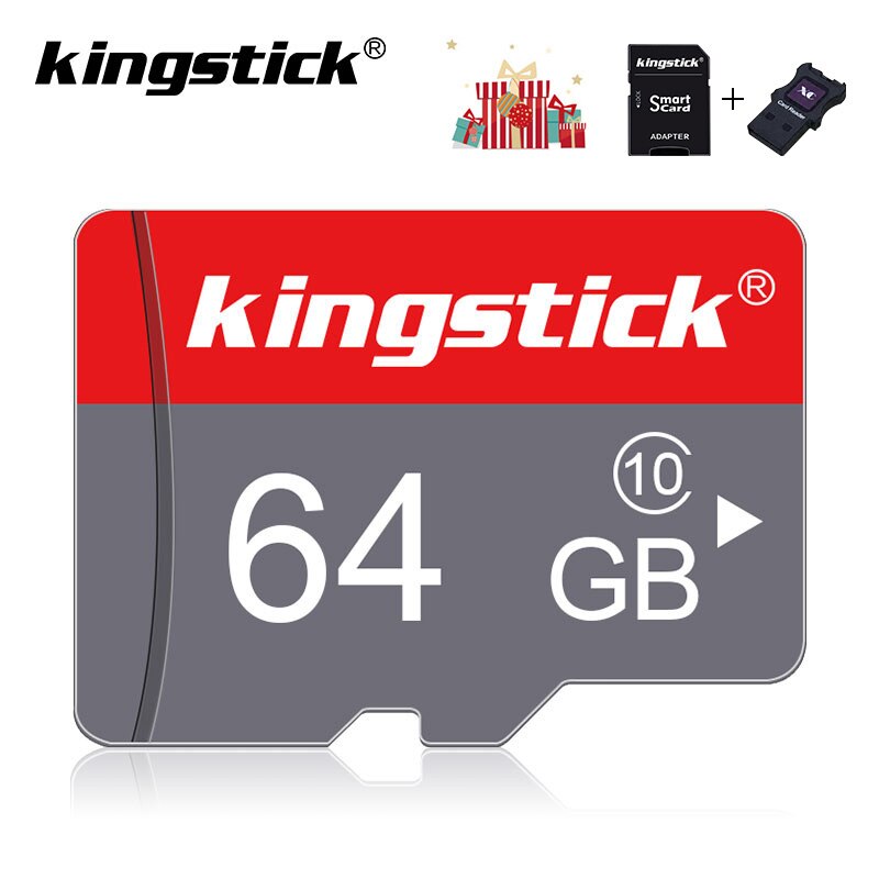Cartes mémoire microsd haute vitesse 4GB 8GB 16 GB 32 GB 64GB carte micro sd cartao de mémoire classe 10 carte TF pour adaptateur gratuit: 64GB and XC reader