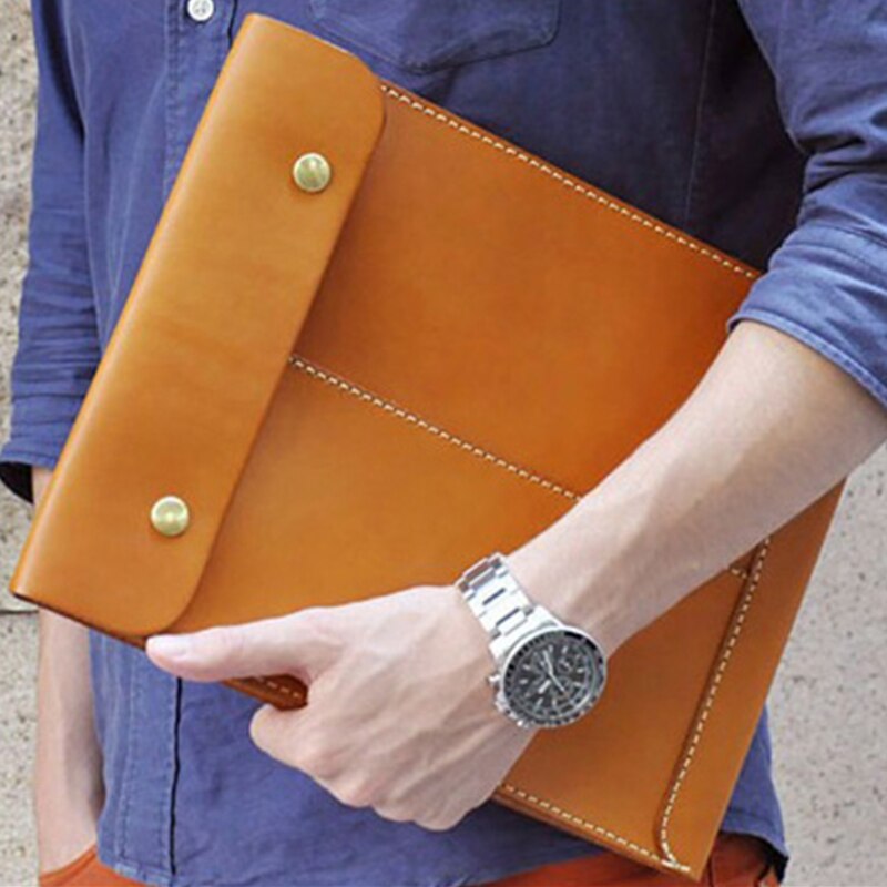 Leather Document Case Acrylic Pattern Briefcase Acrylic Template Drawing Mold DIY File Storage Bag Craft Sewing Stencil Supplies