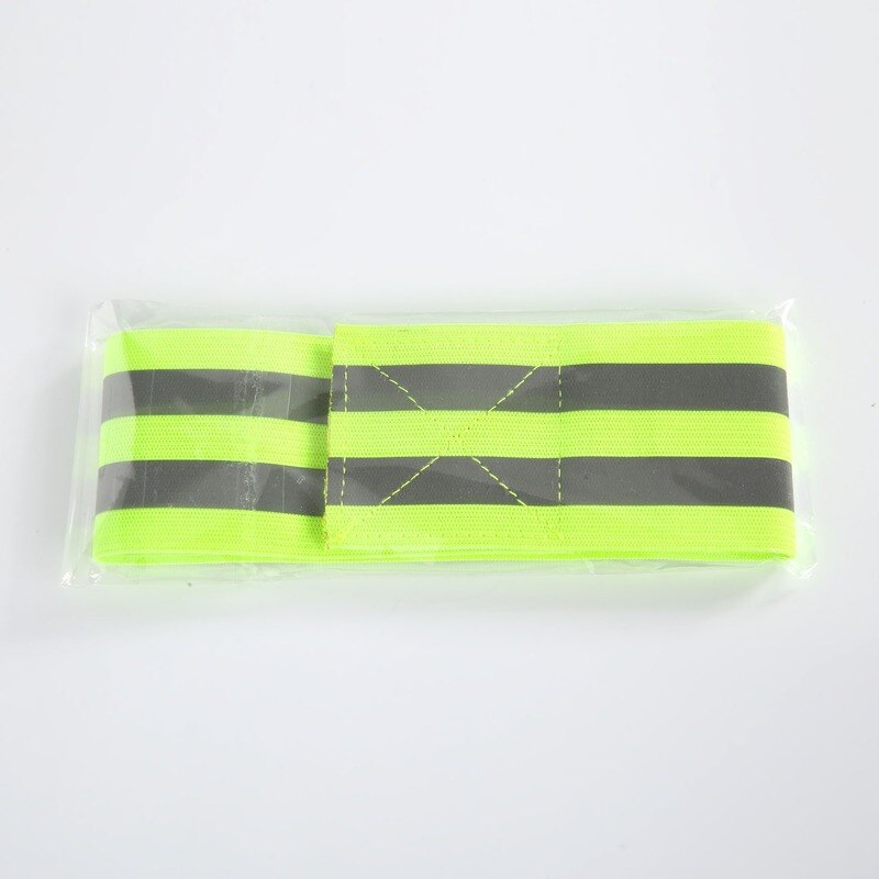 Reflective Armband Elasticated Armband Wristband Ankle Leg Strap Safety Reflector Tape Straps for Night Sports Walking Biking