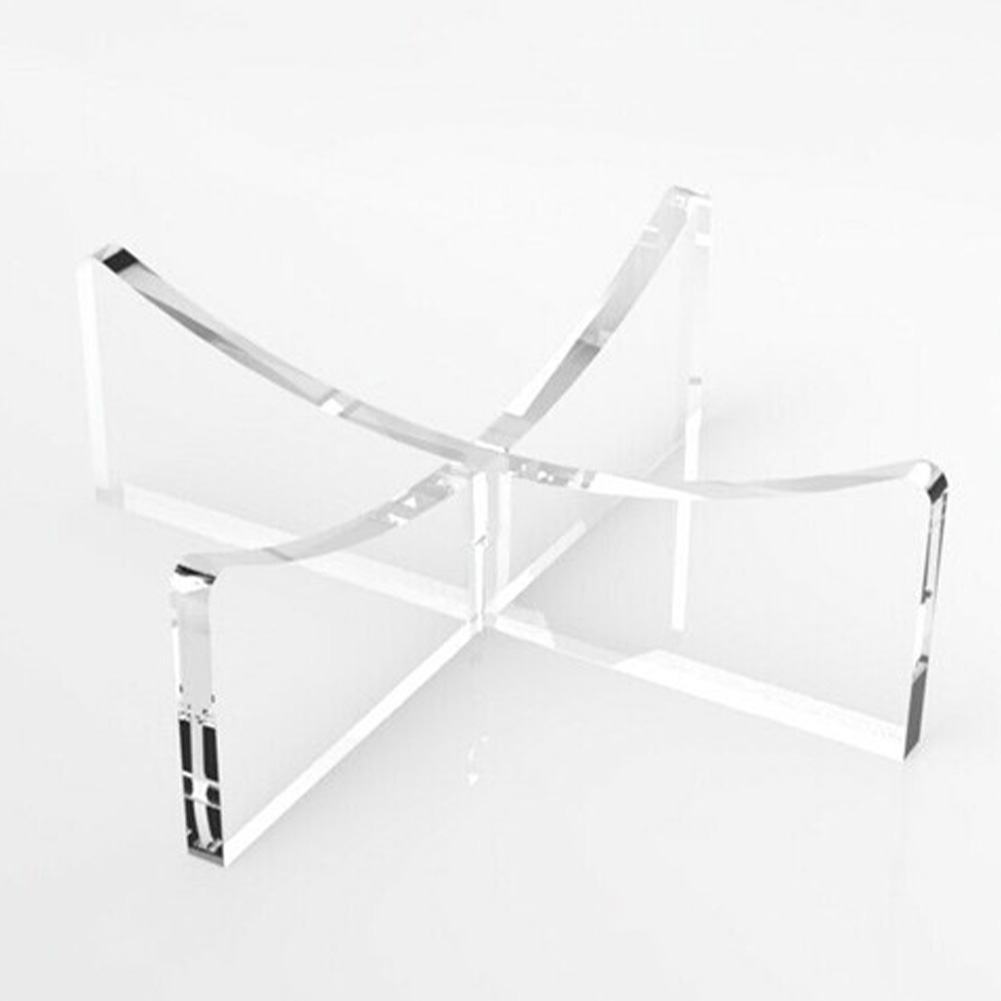 Stabiele Opbergrek Volleybal Riser Plint Acryl Voetbal Stand Transparante Signable Vrijstaande Display Houder Home Decor