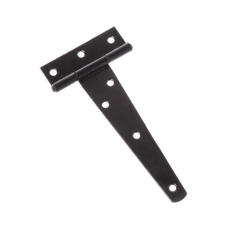 Schwarz Farbe T bilden Dreieck Scharnier Schrank Schuppen Holz Tür Tor Scharniere Hardware-: 5
