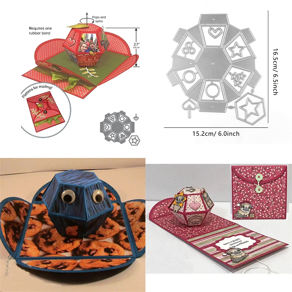 Troqueles de corte de Metal con bolas emergentes y accesorios, troquelados en relieve en 2025, para hacer tarjetas DIY, suministros para manualidades de álbumes de recortes: Verde militar