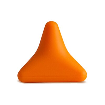 Silizium Massage Kegel Solide Ball Psoas Muskel Freisetzung Brust Wirbelsäule Zurück Nacken Schulterblatt Fuß Yoga Dreieckige Entspannen Gerät: 4Ecke Orange