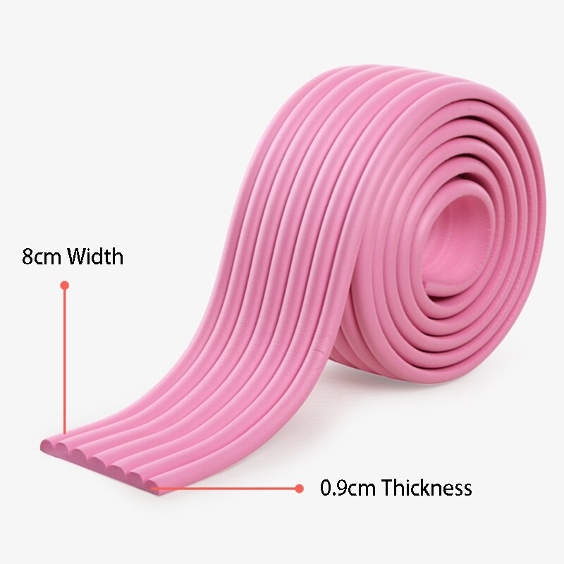 2m baby barnsäkerhet bord hörnskydd skydd barn skum stötfångare kollision breda kuddremsor glas skrivbord kant krockbygel