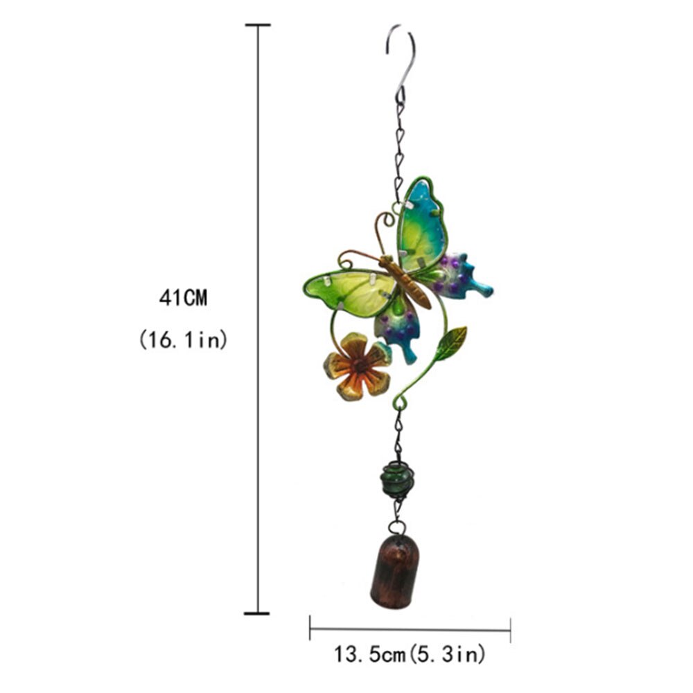 Garden Beauty Peacock Wind Chimes Yard Home Decor Large Hanging Pendant Outdoor Ornament