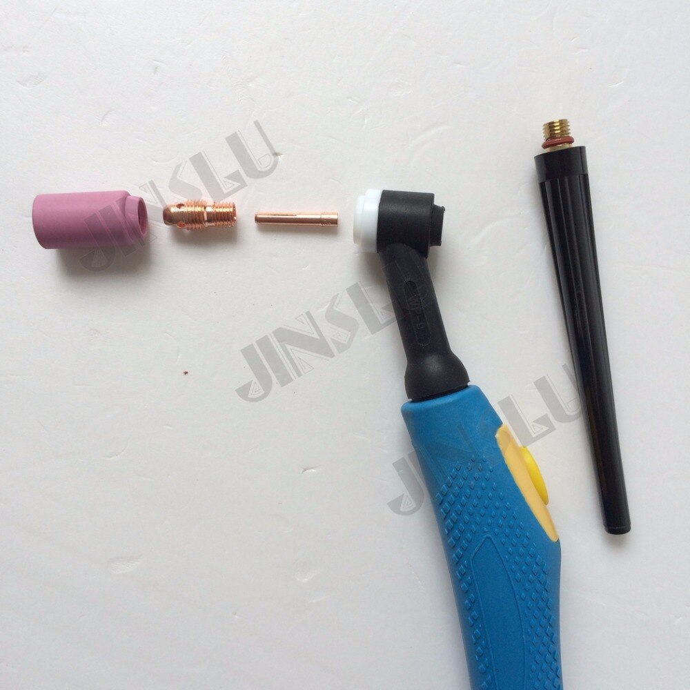 Air Cooled Argon 125Amp WP9 WP-9 Tig Torch Blue Head Body 1PCS