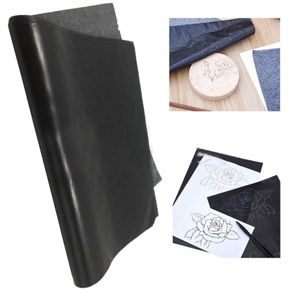 Papier carbone imprimable pour la combustion du bois, accessoire de peinture et de traçage, papeterie en Graphite, artisanat d'art, bureau, école, 25 feuilles