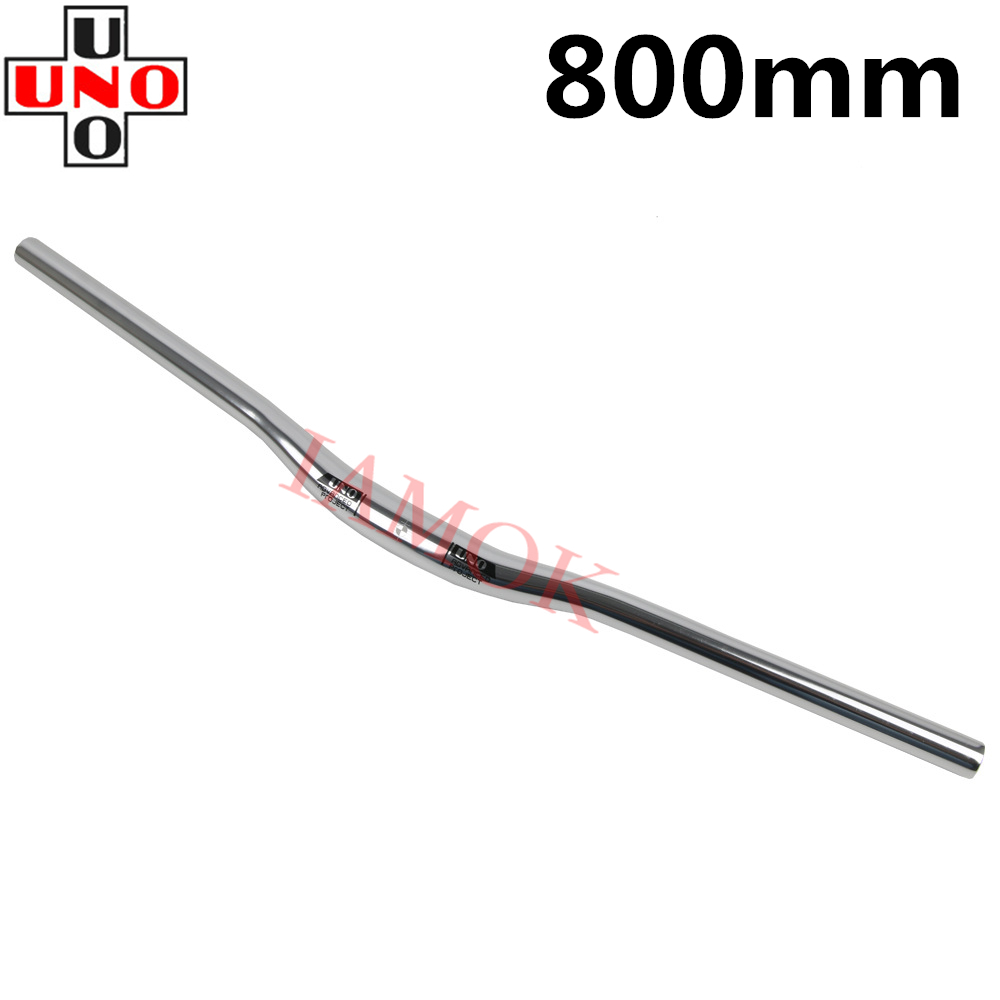 Manubrio UNO FB21L/RB12L Mountain Bike argento ultraleggero 31.8mm Iamok 640/680/720/740/760/800mm manubrio parti di biciclette: Swallow 800mm Black