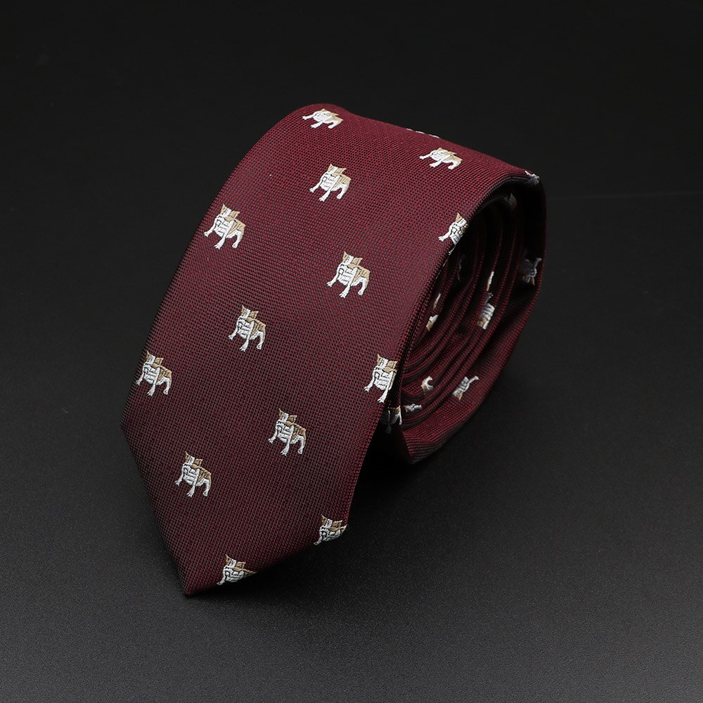 New Arrival męskie krawaty zwierząt krawaty dinozaur owad wzór niebieski czerwony mężczyzna krawat ślubny 6cm krawat biznes krawat dla mężczyzn: 6