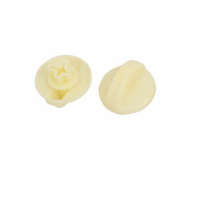 3 Pcs Plastic Control Rotary Timer Turning Knobs Yellow for Washing Machine