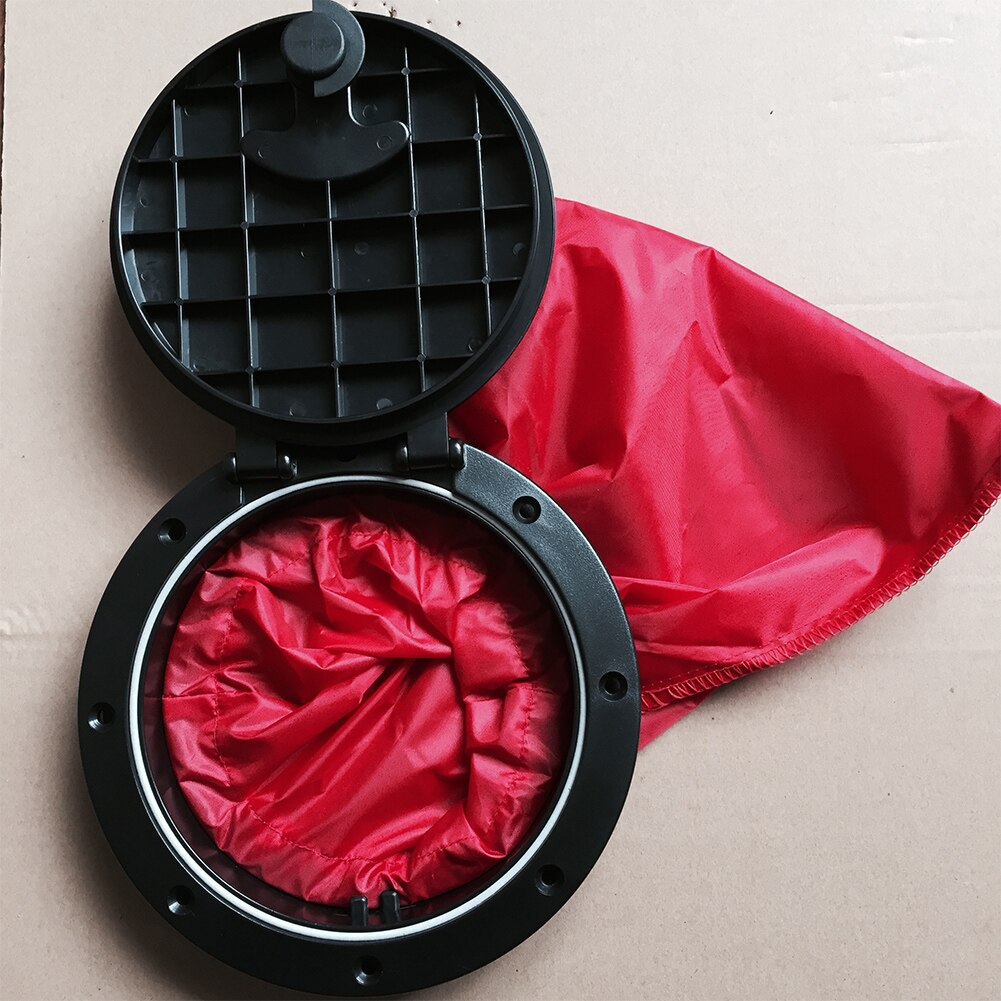6 Inch Kajak Duurzaam Marine Deck Plaat Abs Installeren Accessoires Hatch Cover Boot Schroeven Ronde Met Rode Zak
