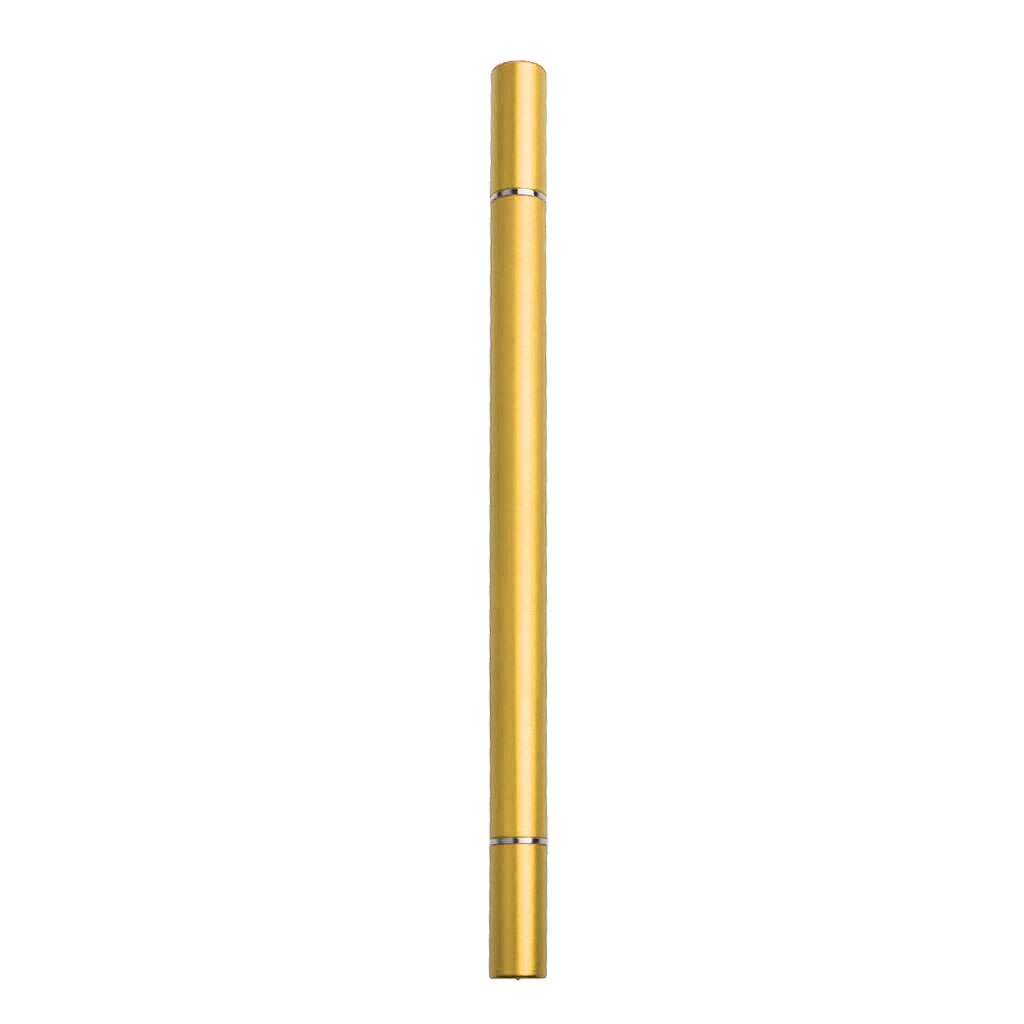 2in1 Universal Touch Screen Stylus Pen For Android IOS Phone Tablet Drawing Smart Mobile Phone Pen For iPad iPhone Pencil Stylus: Gold
