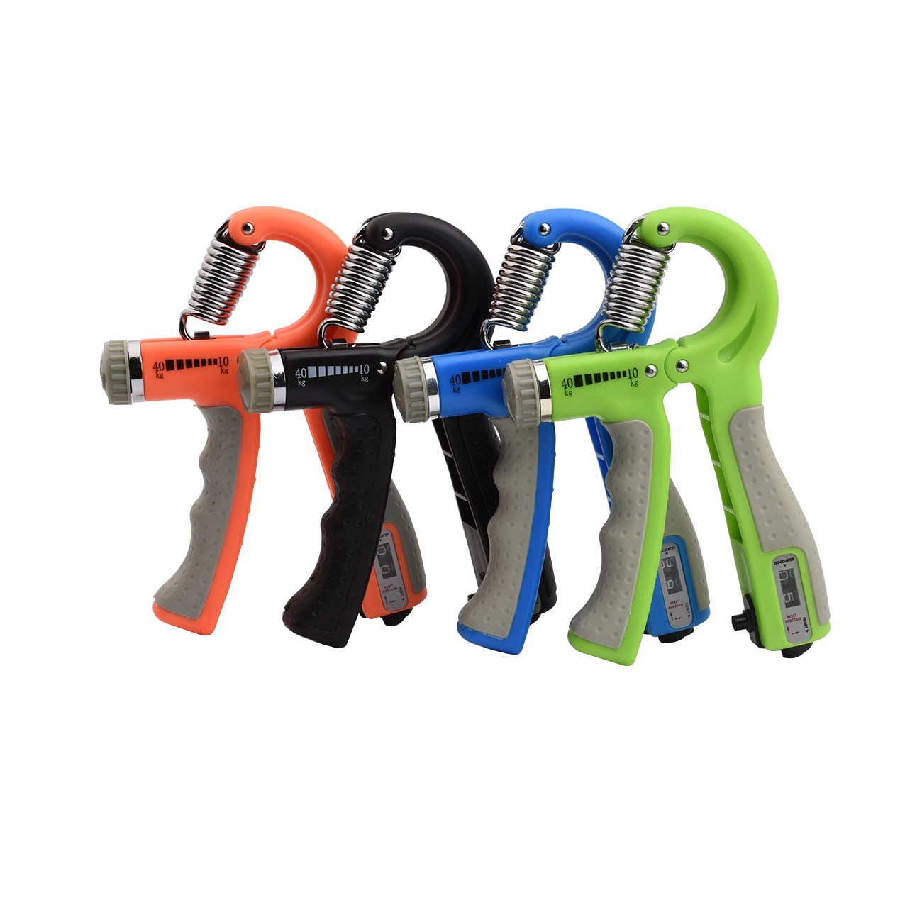 Adjustable Hand Grip Strengthener Counter Gym Therapy Muscle Fitness Arm Rehabilitation Finger Exercise Training Accessories