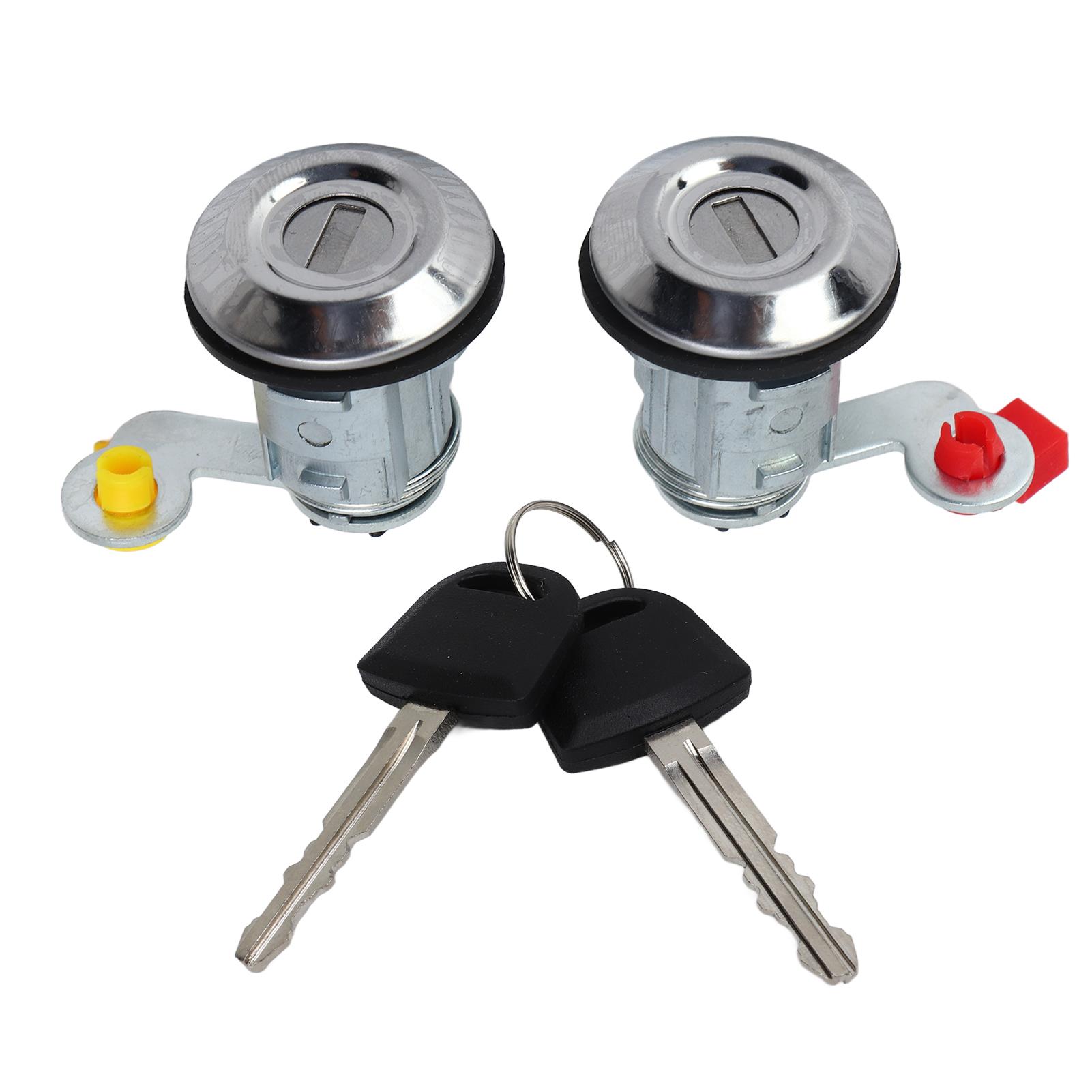 Door Lock Cylinder ABS Metal Alloy Car Door Lock Cylinder Easy Install Perfect Fit High Strength for vehicle