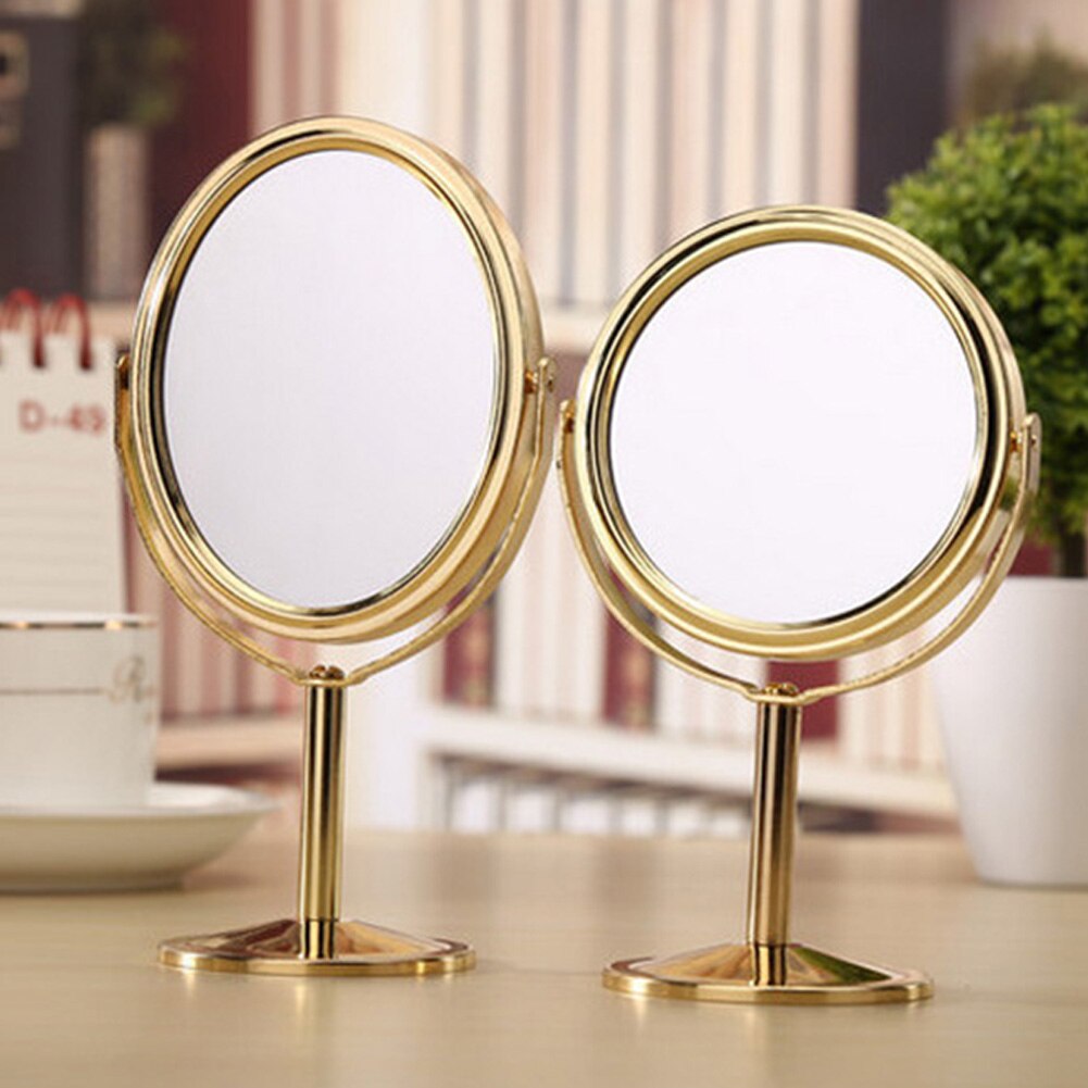 Espejo cosmético de doble cara para mujer, accesorio de , con soporte de aumento, ideal para , 1 unidad