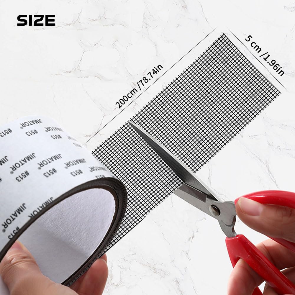 Adhesive Screen Repair Tape Screen Repair Kit Window Screen Repair Tape Fiberglass Screen Tape Mesh Repair for mesh Windows