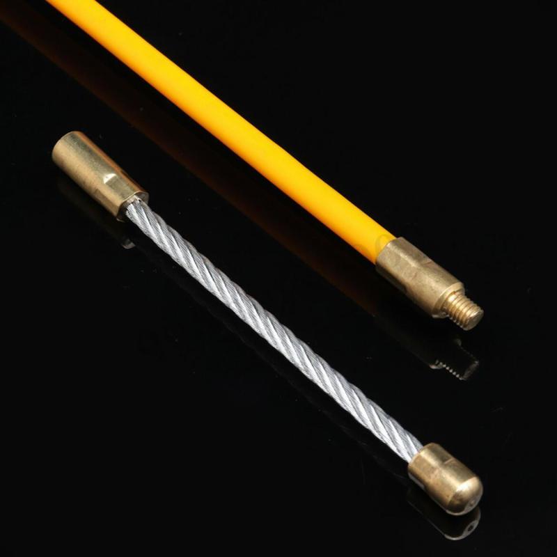 4/6mm 15M 25MM Cable Push Puller Running Cable Wire Kit Wall Electrical Cable Installing Rods Wiring Accessories Durable