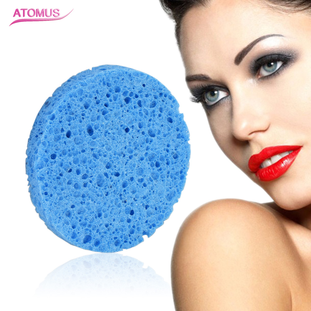 Een Keer Make-Up Remover Spons Zachte Natuurlijke Cellulose Facial Compressed Gezicht Wassen Reiniging Beauty Makeup Tools