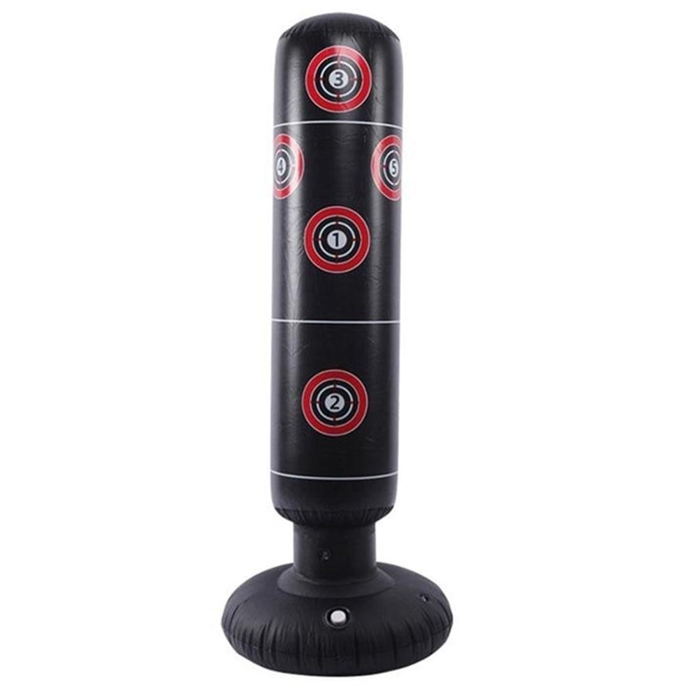 1.6M Inflatable Boxing Column Training Exercise Fitness Decompression Hitting Thickening Foldable Easy to Move Fitness Equipment