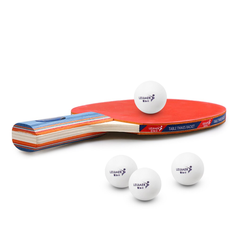 Table Tennis 2 Player Set 2 Table Tennis Bats Rackets with 4 Ping Pong Balls for School Home