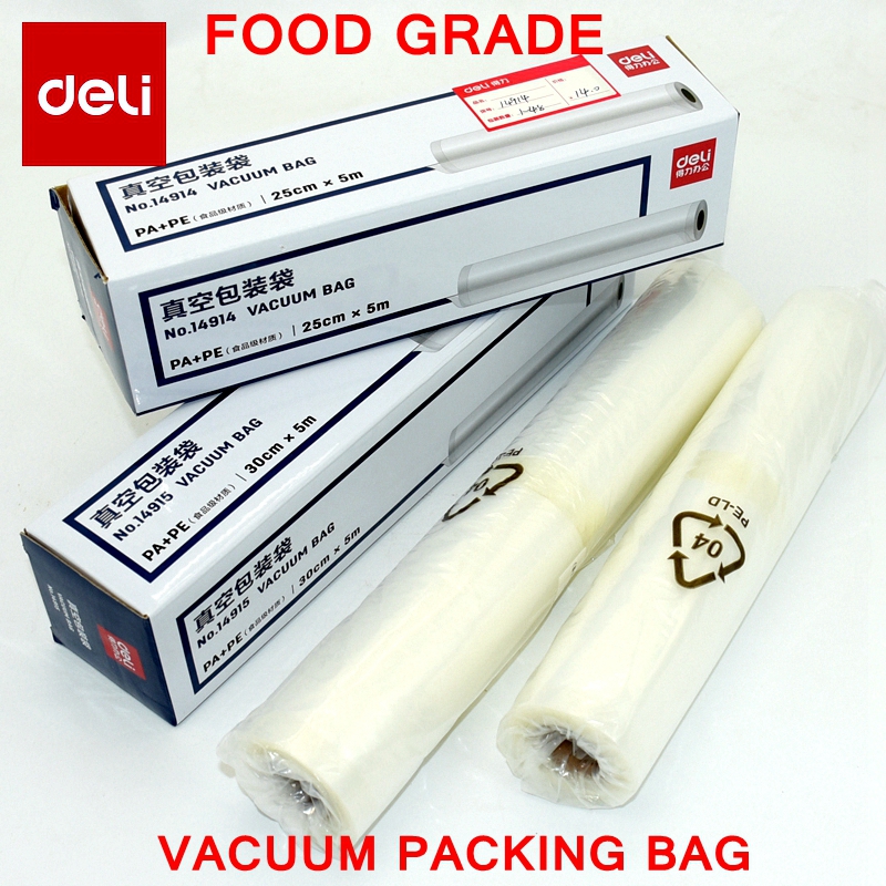 [ReadStar]50PCS/LOT Deli 14910 vacuum packaging bag 7x10cm bag food grade vaccum bag