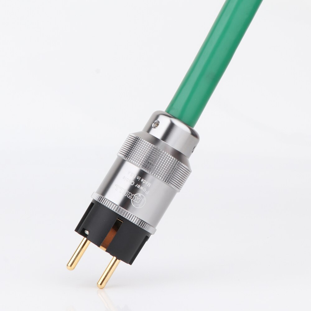 1PCS HIFI Power Cord Cable Plug US/UK/EU/AU standard Power cable Connector Krell pure copper IEC Female connector