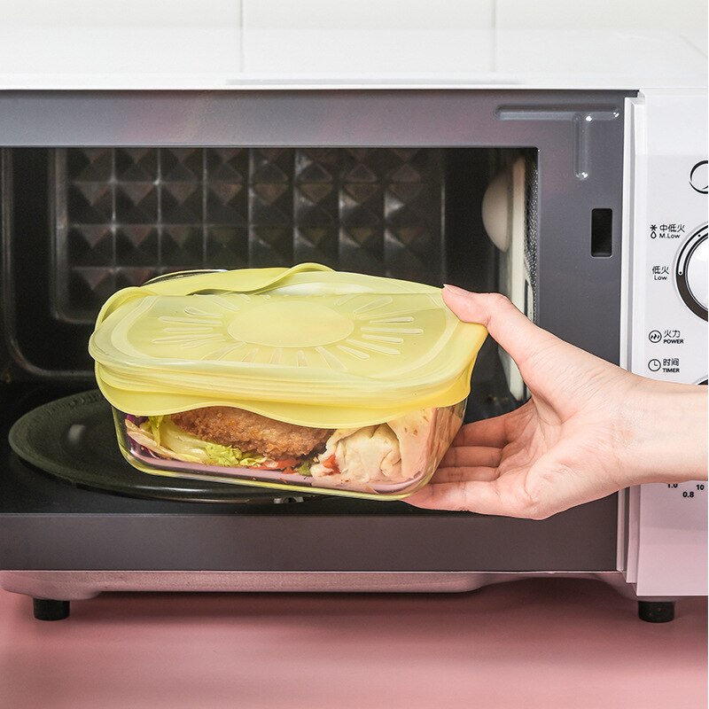 6 stuks siliconen rekdeksels universele deksel siliconen kom pot deksel siliconen deksel pan koken voedsel vers deksel magnetron deksel