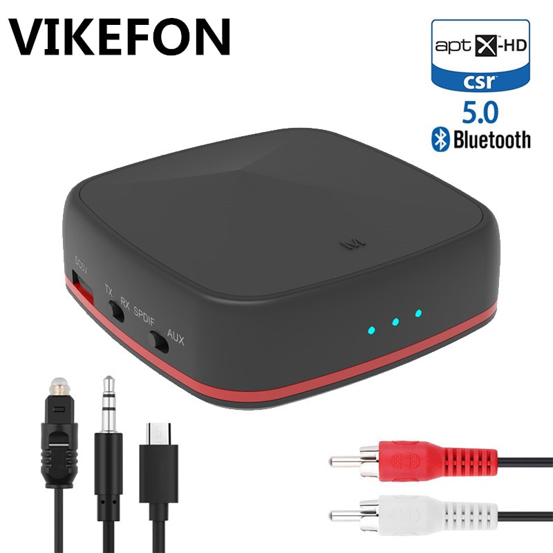 CSR8675 Bluetooth 5.0 Zender Ontvanger Aptx Hd Ll Wireless Audio Adapter 3.5 Mm 3.5 Aux Jack Spdif Rca Voor Tv auto Speaker Pc