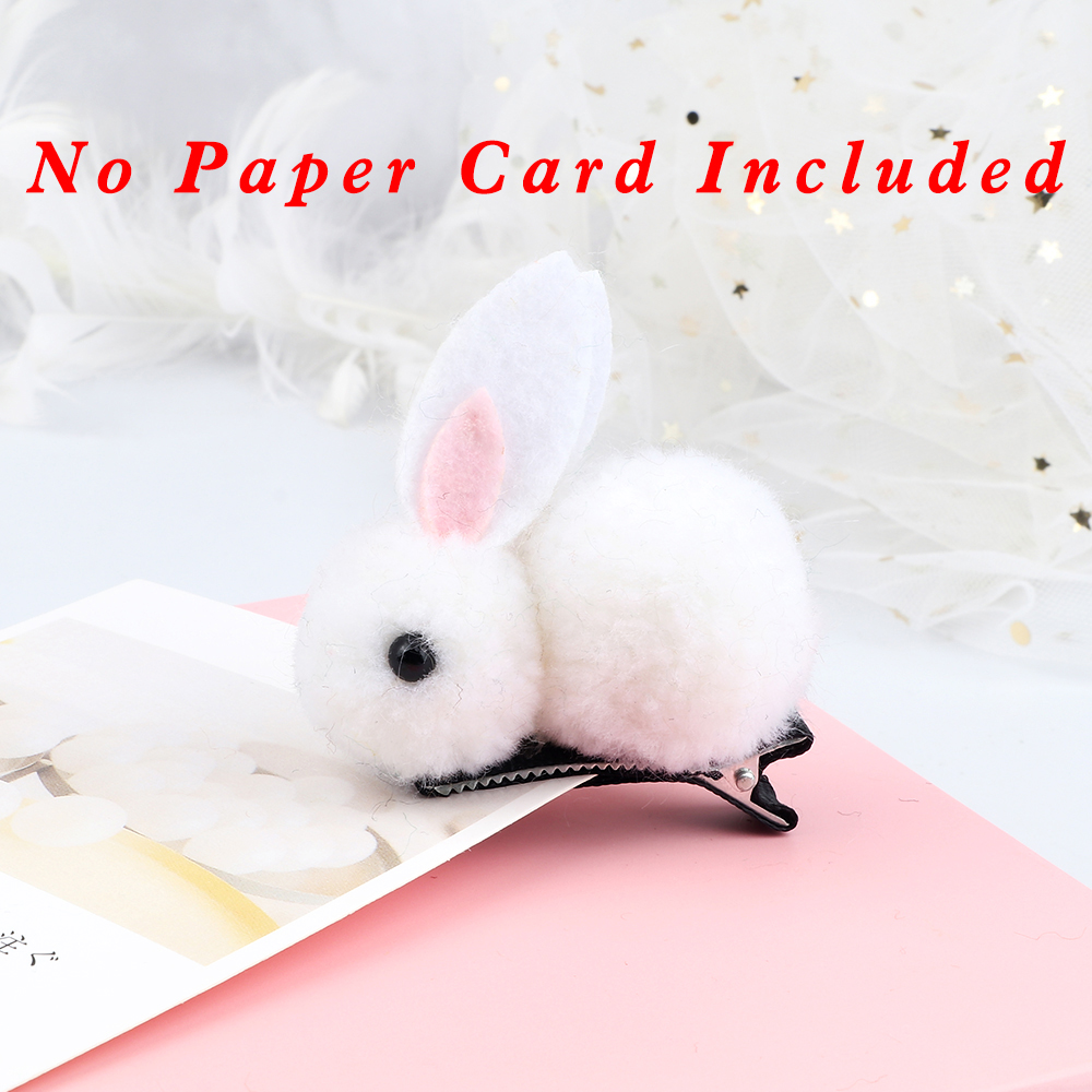 Bandes de cheveux en peluche lapin doux, accessoires, attache élastique, attache pour cheveux, Clip pour cheveux, pour femmes et filles