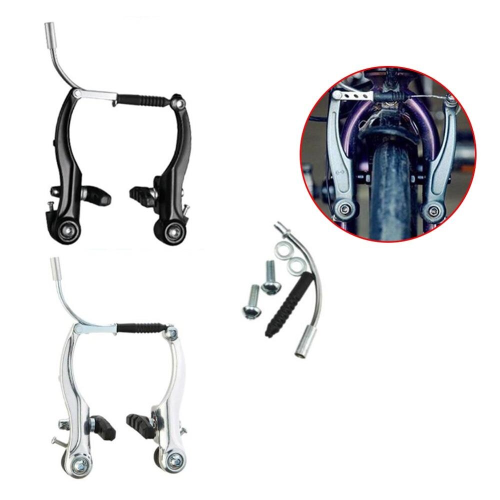 V-brake Brakes Lever Mountain Bike Bicycle Brake Aluminum Alloy V Brake Bicycle Cycling For MTB Curved Rods Gaskets Full Set