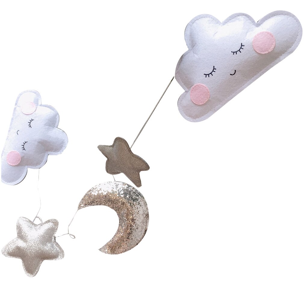 Neugeborenen Wolke Regenbogen Regentropfen Zauberstab Spielzeug Baby Bett Zelt Anhänger Krippe Hängen Spielzeug Zimmer Ornament Kleinkind Foto Requisiten freundlicher: 4