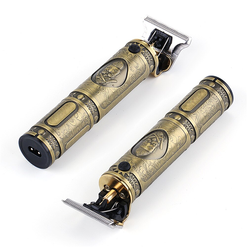 Cordless Electric Hair Clipper Rechargeable Shaver Beard Trimmer Hair Trimmer Beard Razor Hairdresser 0mm T-Blade: 284