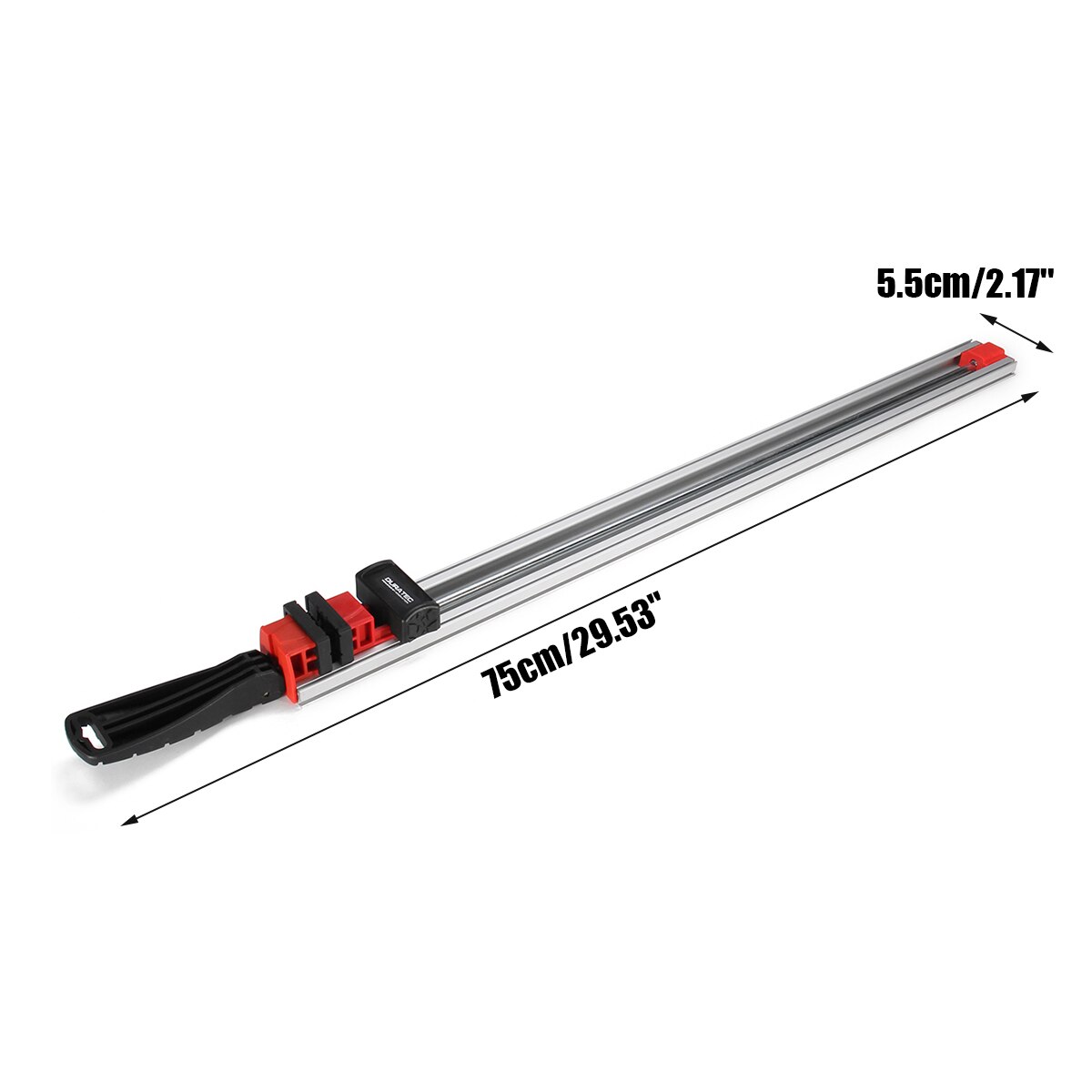 24'' Woodworking Cutting Guide Wood Gauge Clamp Aluminum Alloy Grip Straight Table Angle Saw Guide DIY Contours Gauge Duplicator