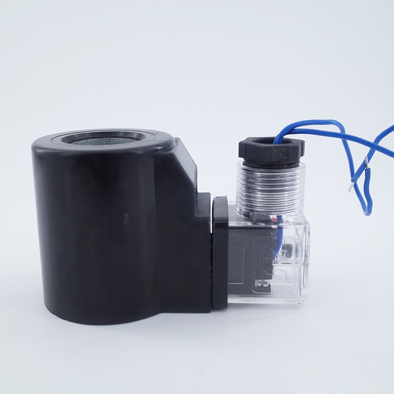 Bobine de type rond hydraulique | Diamètre intérieur 20mm hauteur 53mm 24V 12V DC électrovanne hydraulique