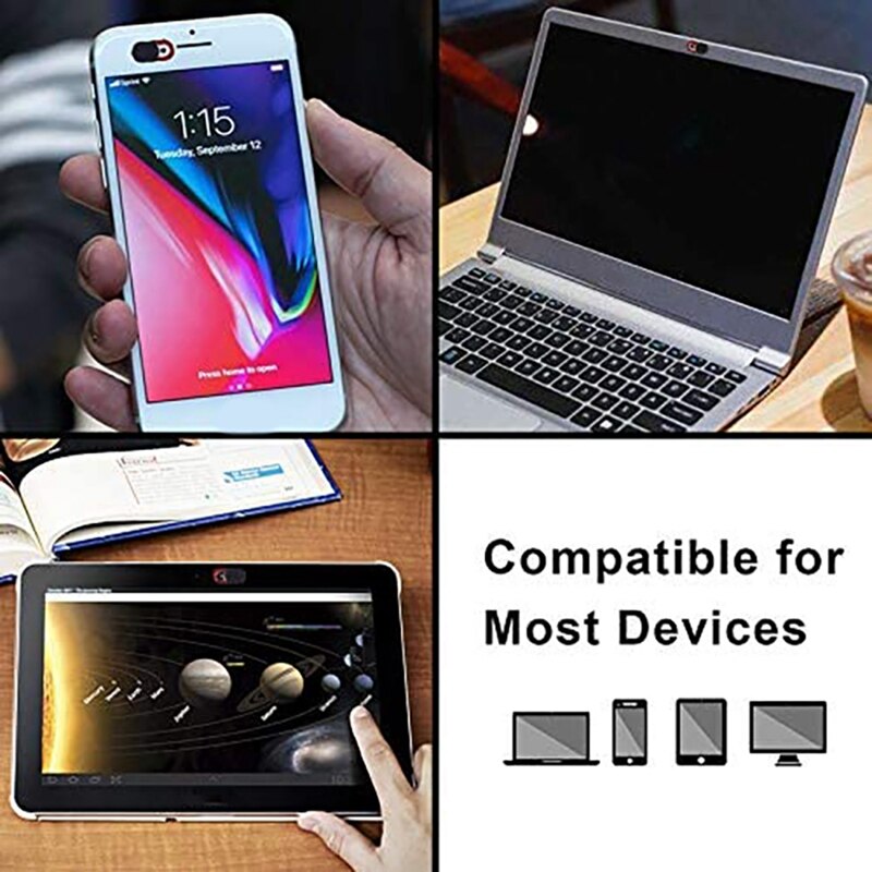 Webcam Cover, Ultra Thin Web Camera Cover Slide for Smartphone, Protect Your Privacy and Security (3 Pack )