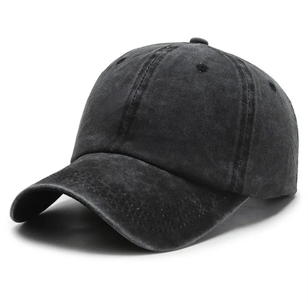 Solid Baseball Caps for Men Cap Streetwear Style Women Hat Snapback Casual Cap Casquette Dad Hat Hip Hop Cap: black