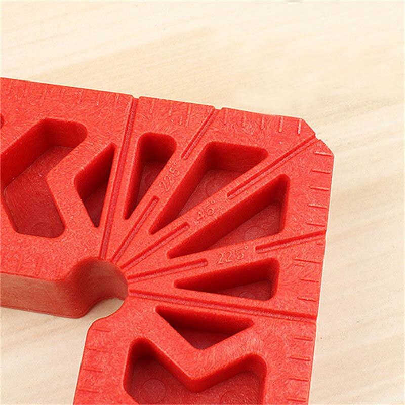 TTLIFE 90 Degree Positioning Squares Plastic Clamping Square Right Angle Clamp Woodworking Carpenter Tool Table Safe Accessories