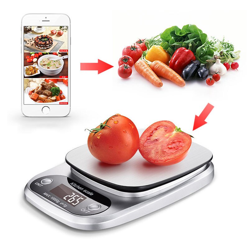 Precise Electronic Cooking Scale Digital Kitchen Weight Scale for Bake Food Jewelry Mini Kitchen Accessories Measuring Tool